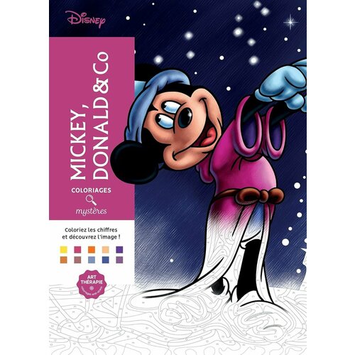 Раскраска по номерам Coloriages mysteres Disney - Mickey Donald Co 128стр - 201703231X 6522₽