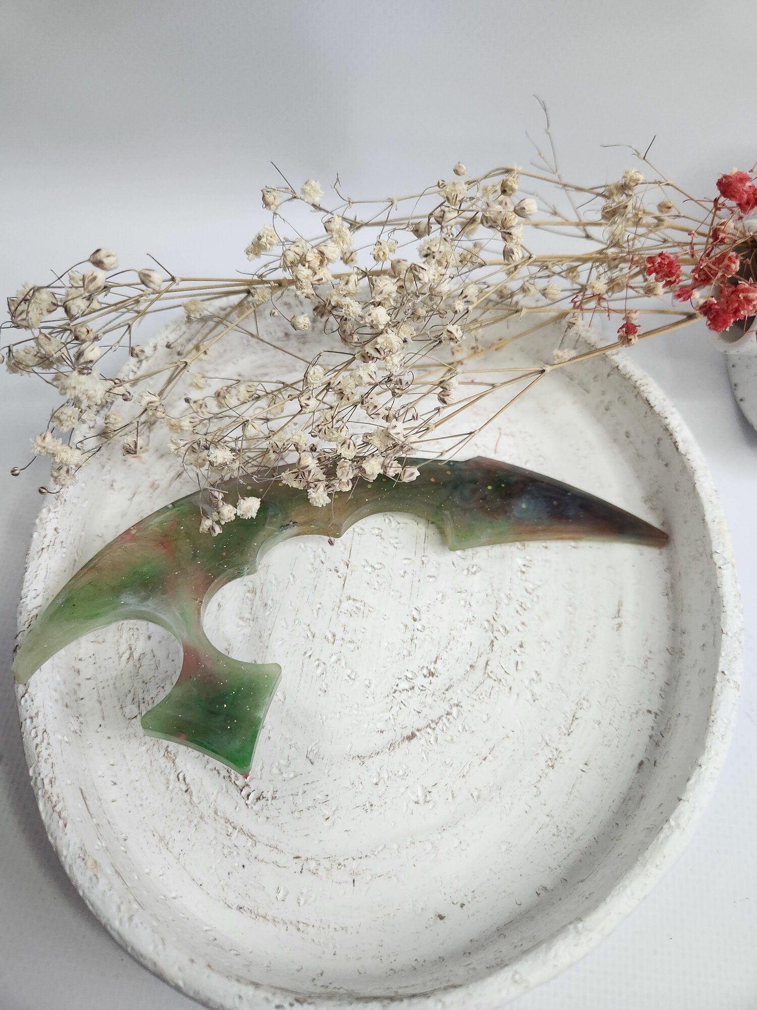 Сувенирный нож из эпоксидной смолы