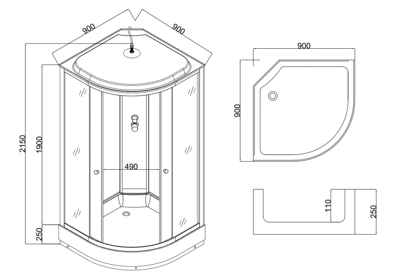 Душевая кабина Taliente - фото №3