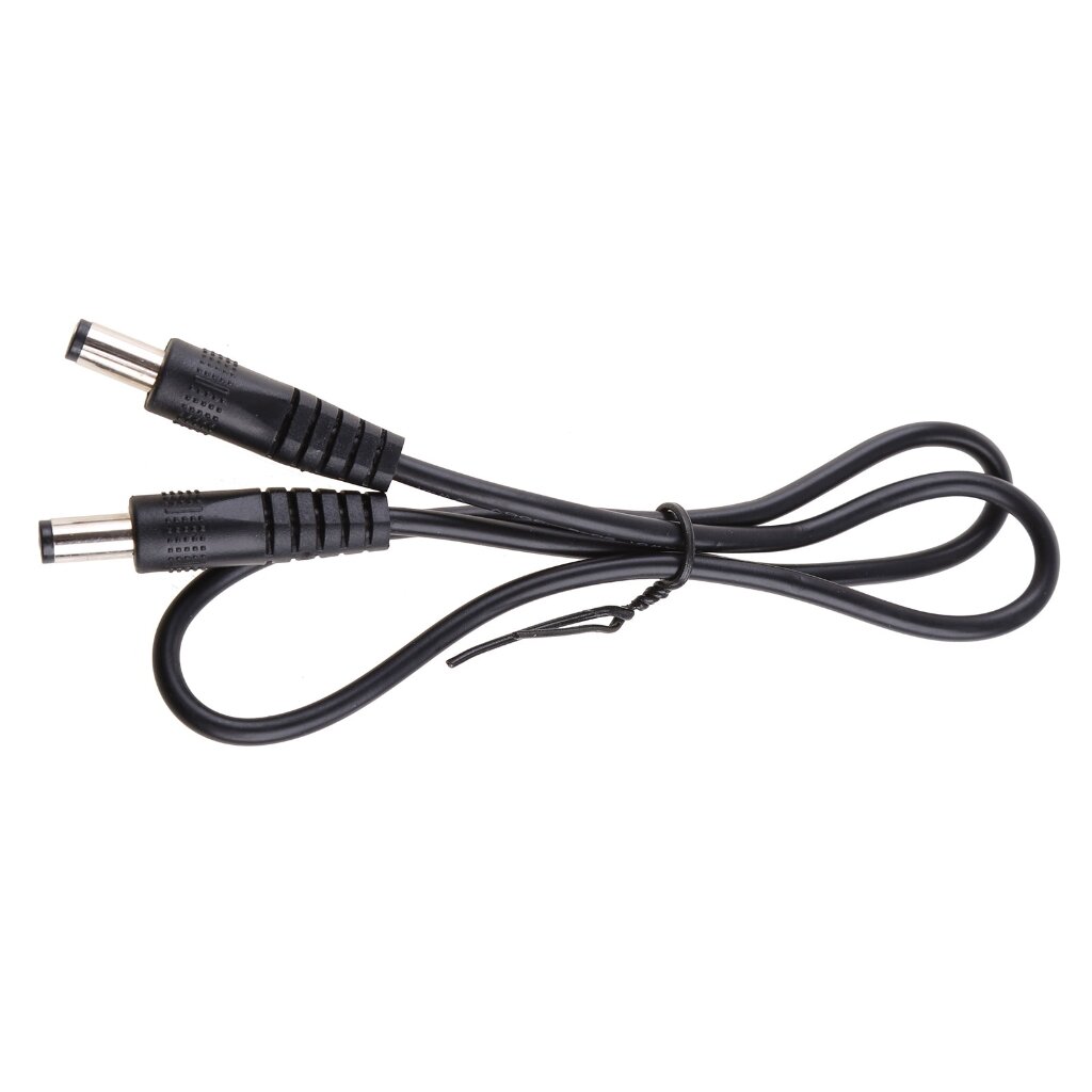 Удлинитель DC5.5 * 2.1 мм черного цвета от мужчины к мужчине 05 метра