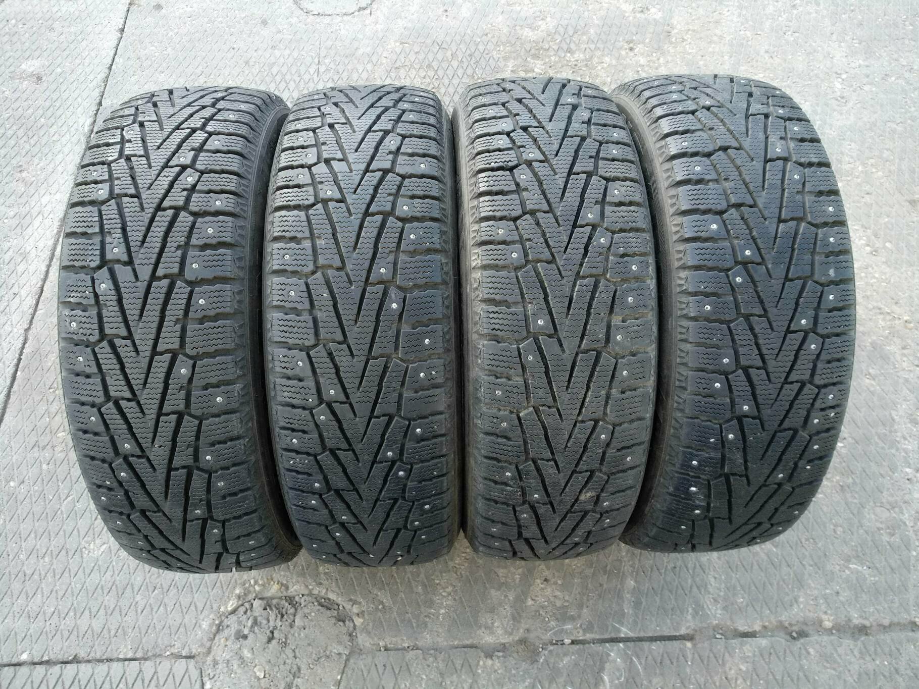 Шины Nexen Winguard WinSpike WS6 SUV 225/60 R17 99T БУ Зимние шипованные Износ 15% арт.50845