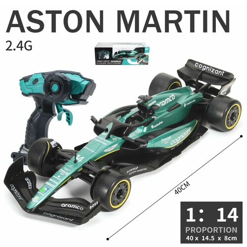 фото Радиоуправляемая модель болида формулы-1 "ashton martin amr24" (масштаб 1:14) rastar