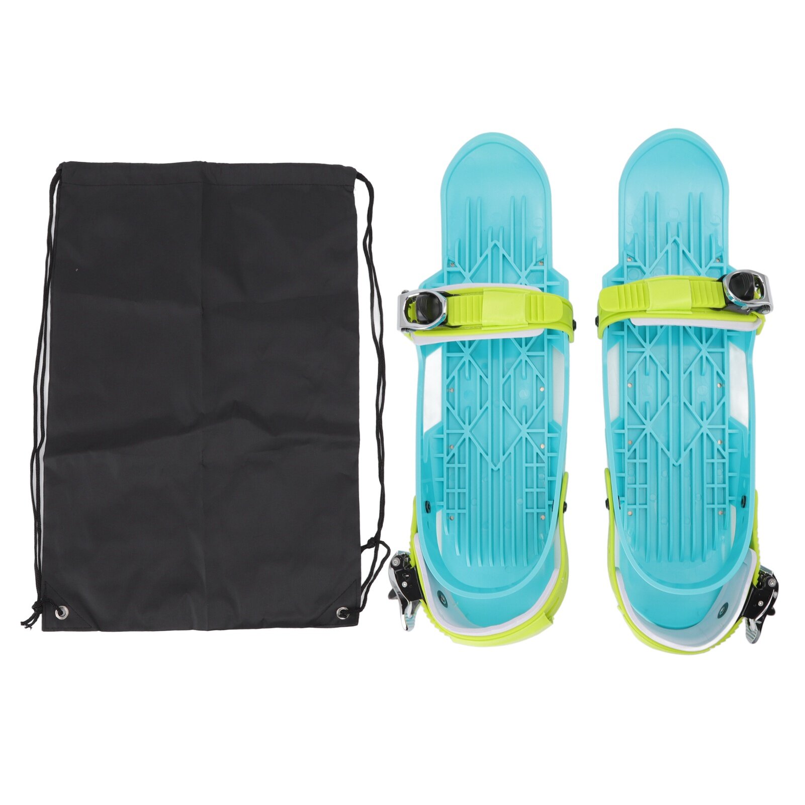 Мини-лыжные коньки, коньковые лыжи, крепятся к лыжам, ботинки для взрослых, регулируемые лыжные ботинки для катания на лыжах на открытом воздухе, один размер, цвет.