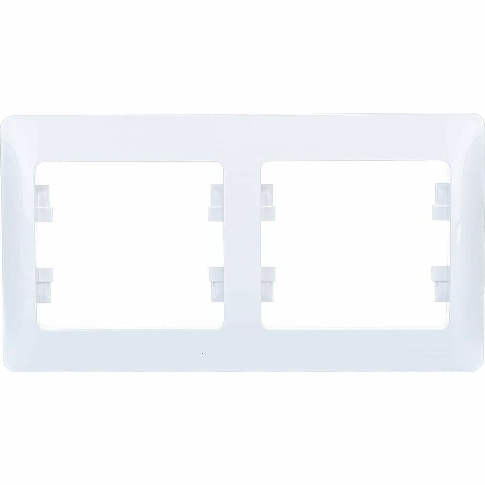 Рамка 2-м Glossa горизонт. бел. SE GSL000102 — фото 1