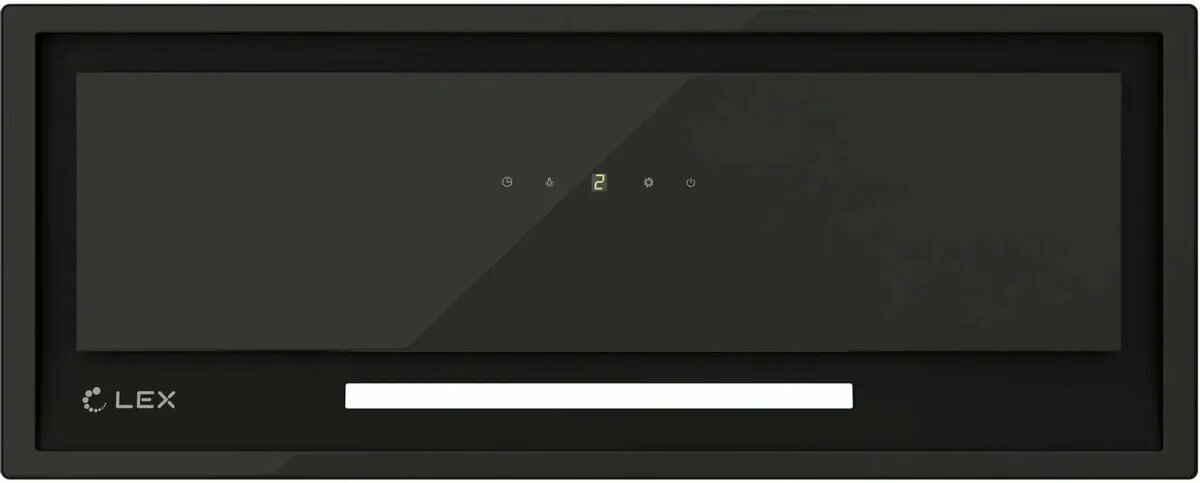 Вытяжка встраиваемая Lex Hyper 900 GS Inverter BL черный управление  сенсорное  1 мотор 