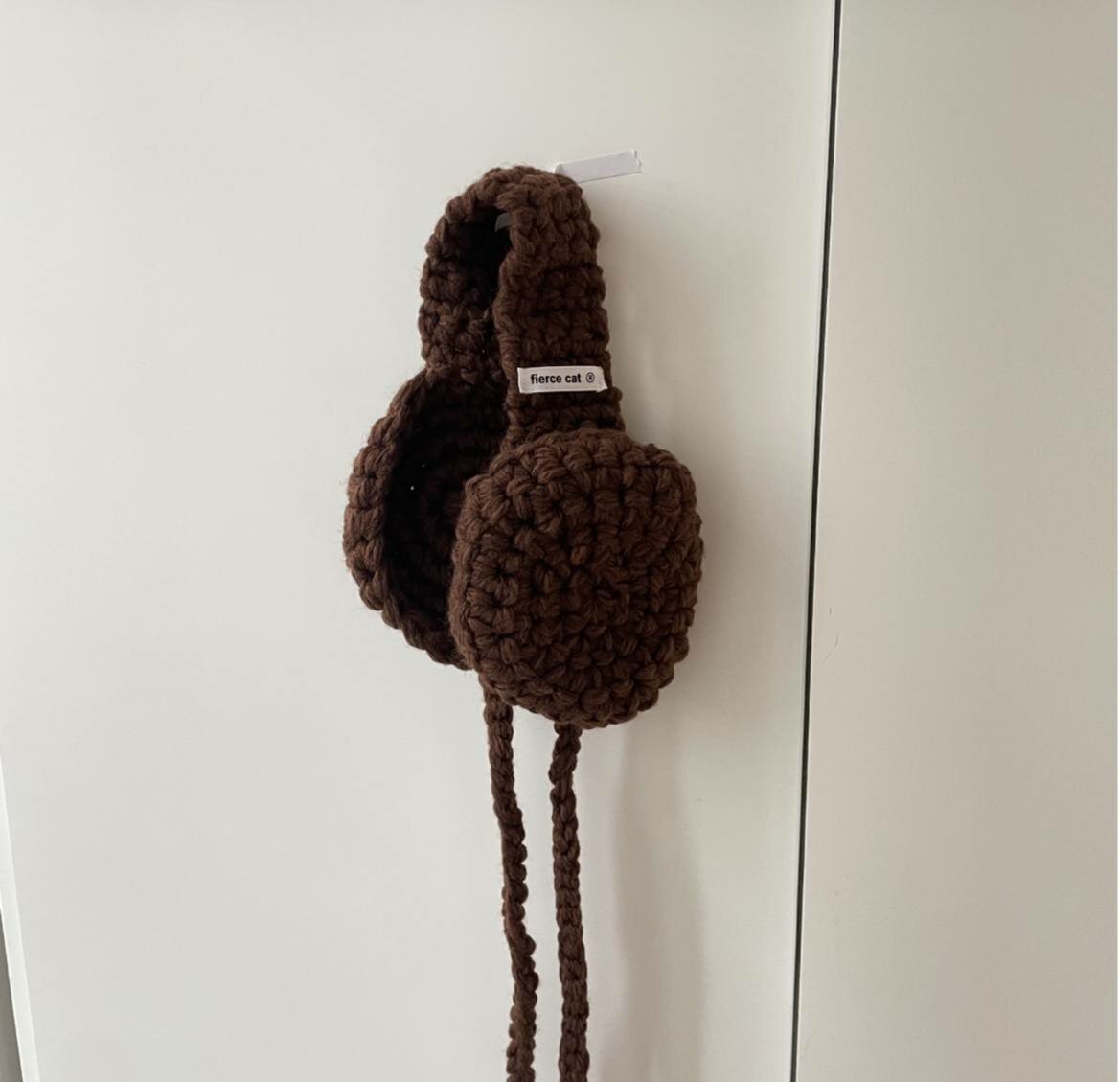 Шапка тёплые ушки для женщин, размер 26-28, 021 коричневый