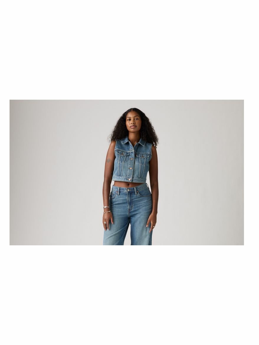 Жилет Levi's Women XS Vest Denim размер XS синий