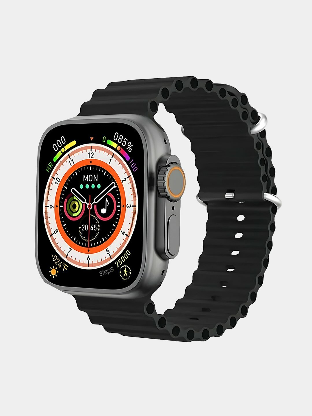 Умные часы T800 Ultra "Titanium Design" | Беспроводная зарядка — фото 1