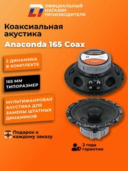 Колонки автомобильные коаксиальные DL Audio Anaconda 165 Coax