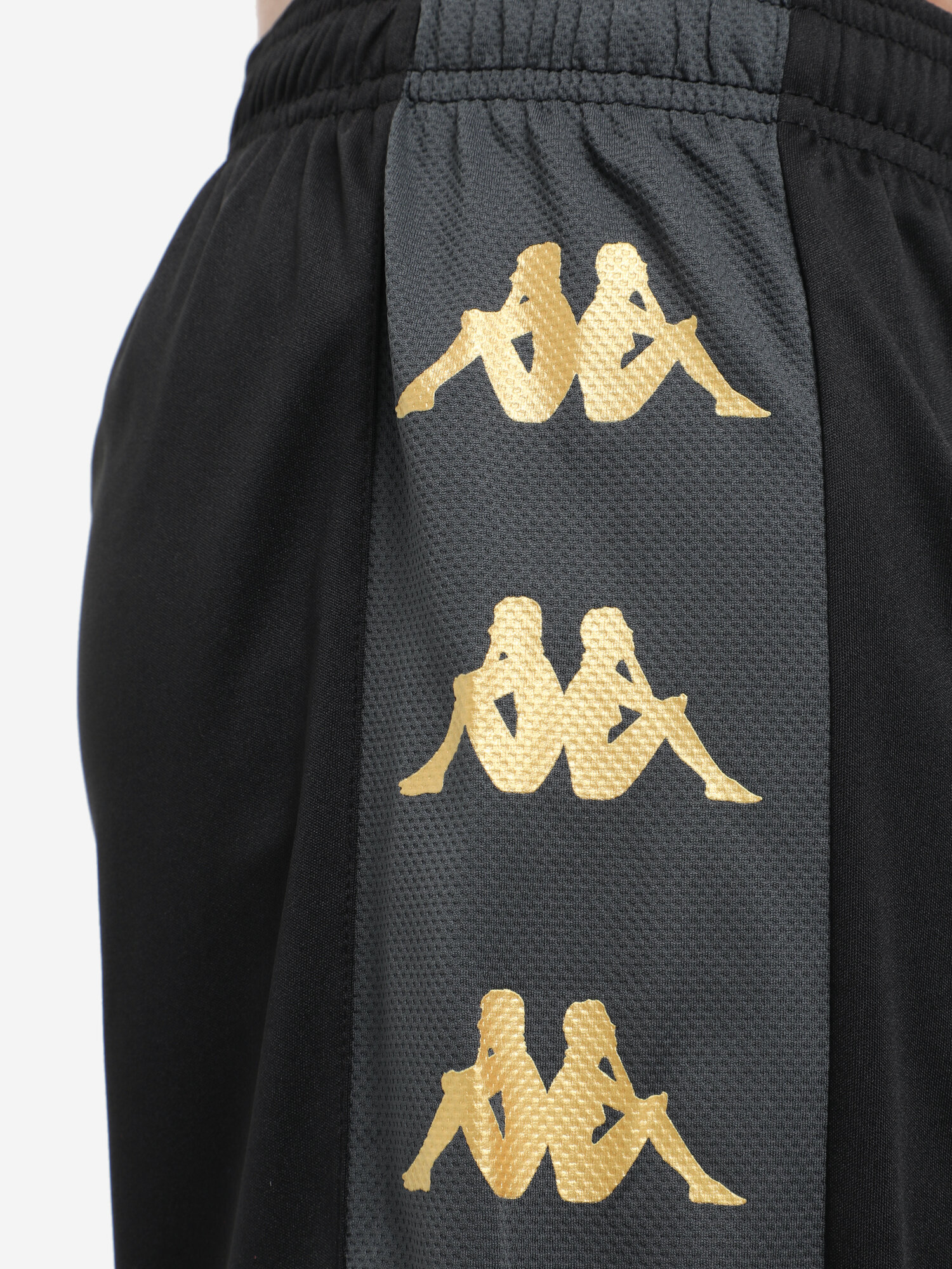 Шорты спортивные Kappa, размер M, черный/серый — фото 1