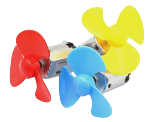 Электродвигатель с пропеллером, 1,5-6 В, для моделирования, развивающий — фото 1