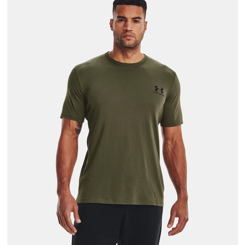 Футболка Under Armour, размер M, зеленый беговая футболка under armour силуэт прямой размер s черный