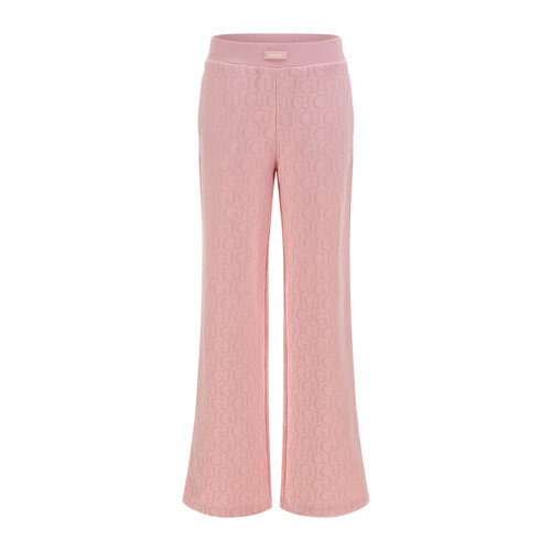 Брюки клеш GUESS, размер XL, розовый брюки клеш guess размер 50 xl розовый