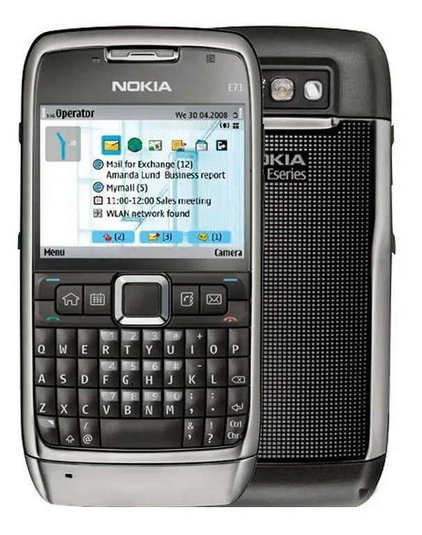 Смартфон Nokia E71, 1 SIM, черный