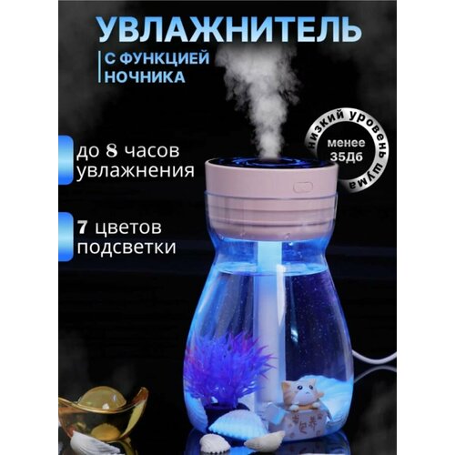 Увлажнитель воздуха аромадиффузор ночник светильник для дома 999₽