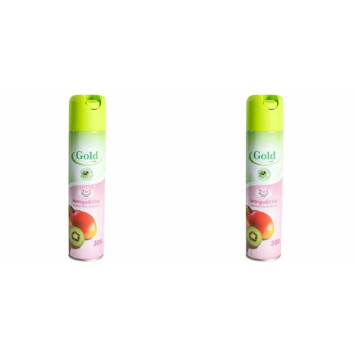 Gold Wind Освежитель воздуха Mango Kiwi, 300 мл, 2 штуки