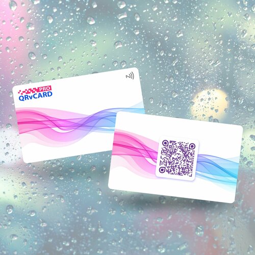 Умная электронная визитка на NFC-карте с бесплатной виртуальной картой 1090₽