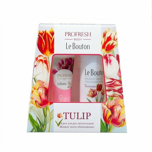 Подарочный набор Le Bouton Крем для рук 75 мл Жидкое мыло обновляющее 200 мл 525₽