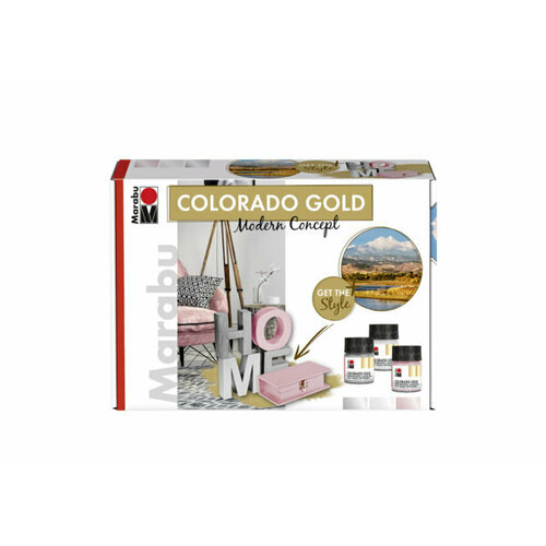 Marabu Набор красок с металлическим эффектом Colorado Gold Modern Concept