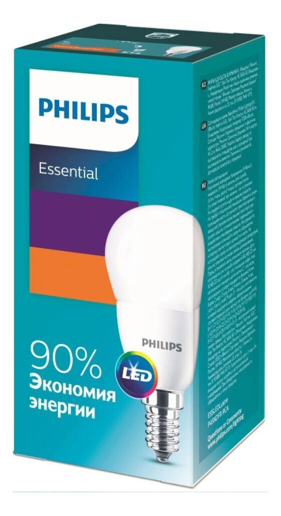 фото Лампочка светодиодная Philips Шар P E14 5Вт 220В 470Лм 2700К Теплый белый, упаковка 1шт
