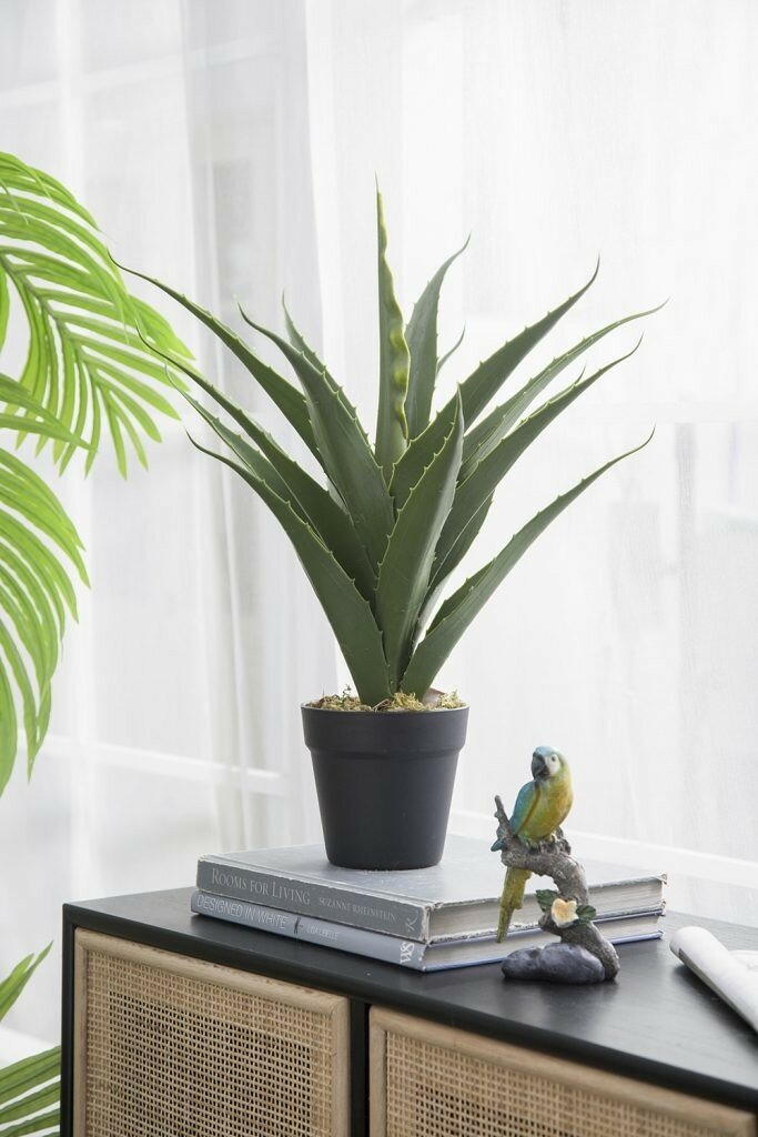 420020-AB Растение декоративное Алоэ 40 х 40 х 56 см Glasar