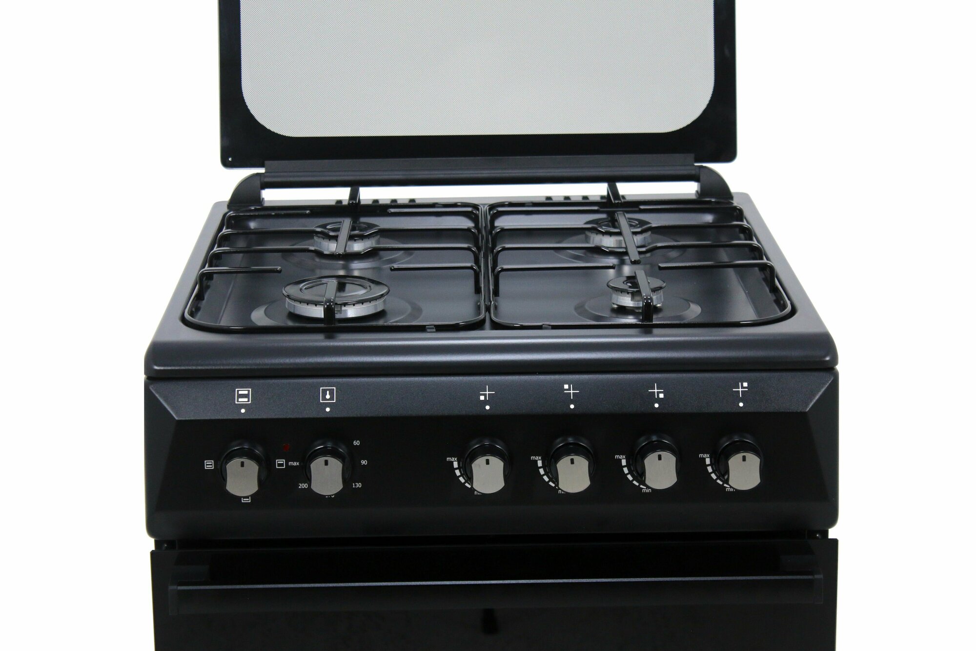 Комбинированная плита Danke 606003гэ Серый цвет в размере 60x60см с электрической духовкой