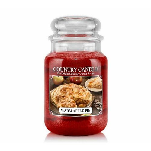 Country Candle/ Свеча большая Теплый яблочный пирог / Warm Apple Pie 652гр.110-150 часов