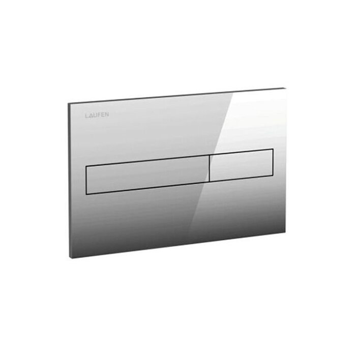 фото Laufen Installation System LIS Смывная клавиша, двойной смыва, цвет хром глянцевый