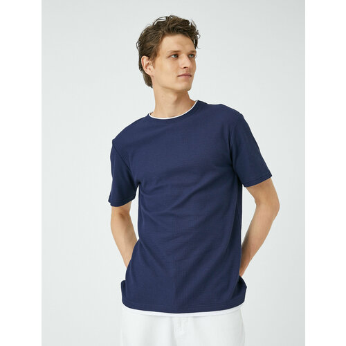 фото Футболка koton, размер xl, черный, синий