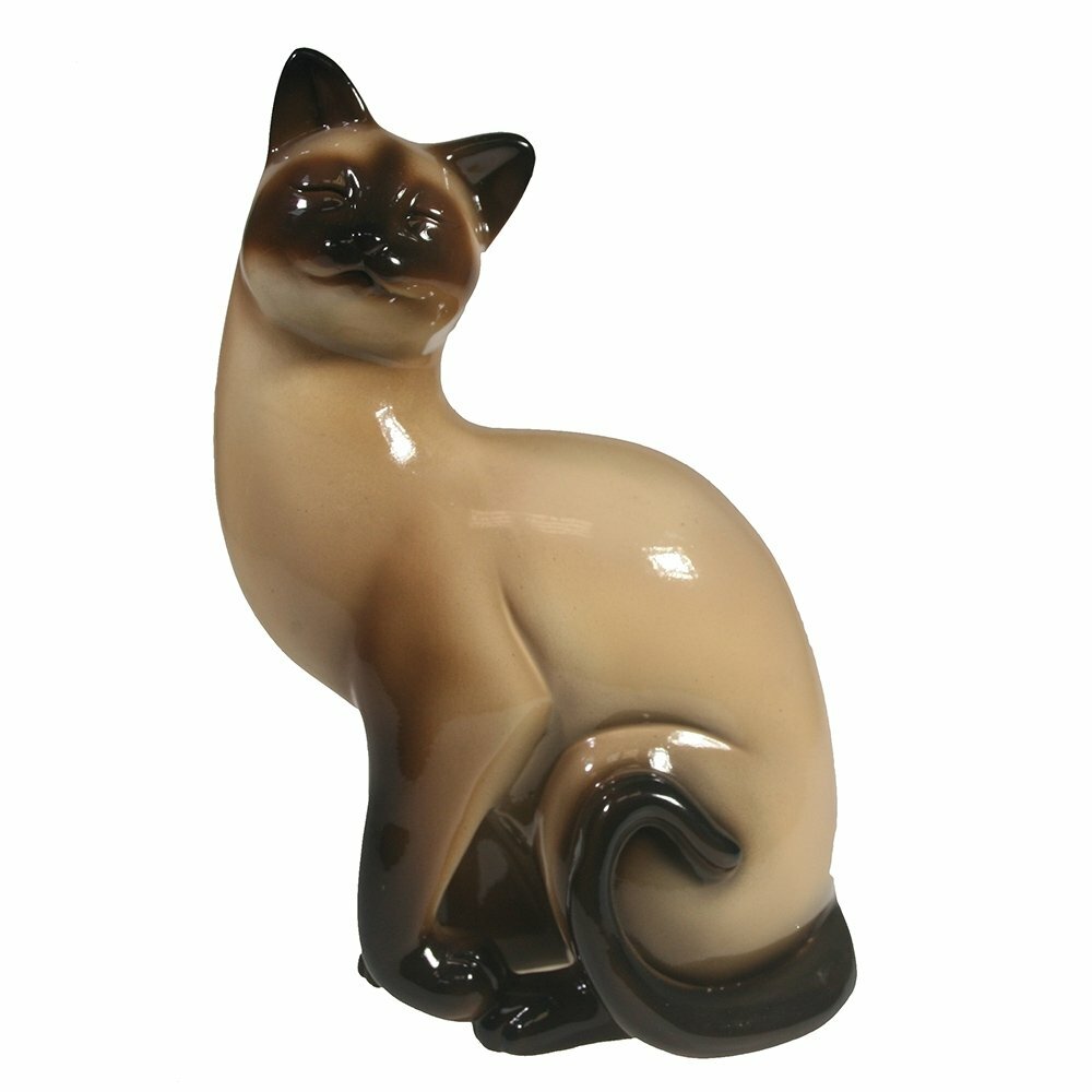 Фигура декоративная Кошка сиамская, 13*8*19см KSMR-713299/C006