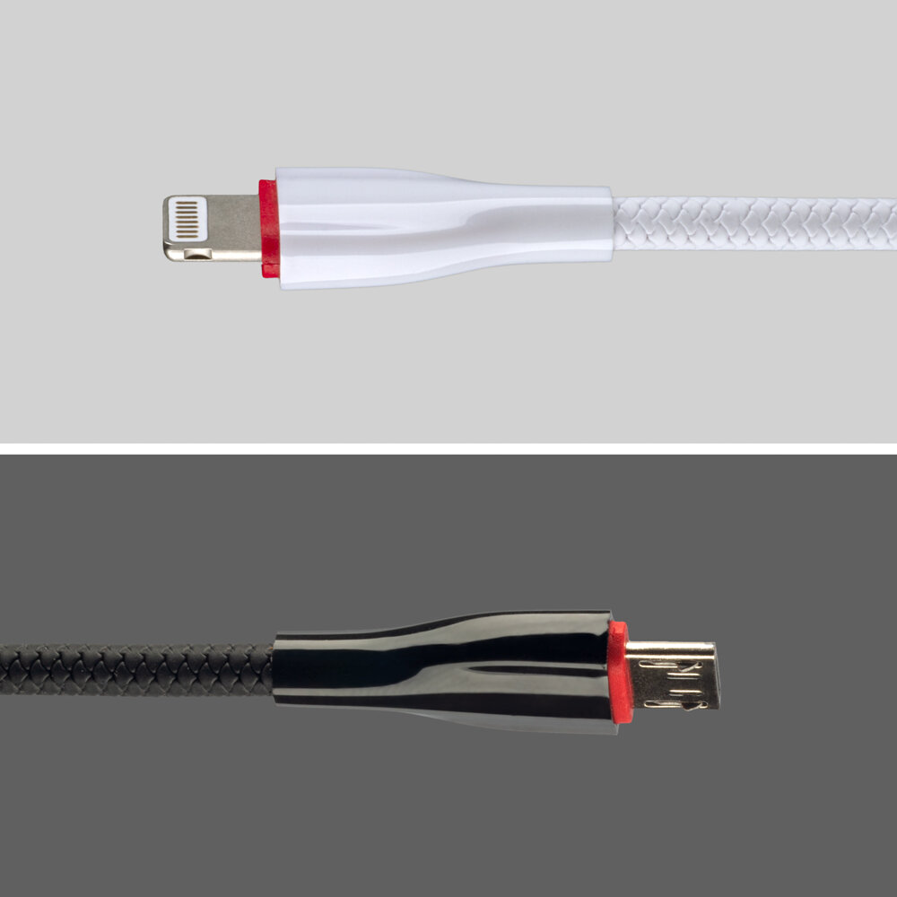 Кабель Ceramic USB 2.0 - 8pin для Apple, 2A (white) Deppa - фото №4