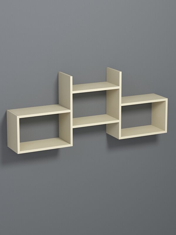 Полка настенная "вайб" №10, Крем Вайс. Производитель товара - компания Westcom.