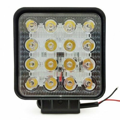 Фара светодиодная «4x4» (ближний свет, 16 LED, 17.5W, 10-30V, 105*105*35 мм) #14688