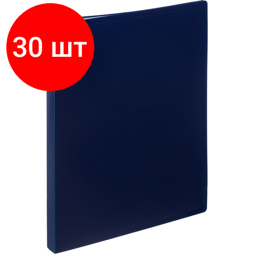 Комплект 30 штук, Папка файловая 30 ATTACHE 055-30Е синий комплект 30 штук папка файловая 30 attache 055 30е черный