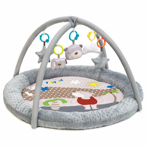 развивающий коврик funkids с игрушками play ground gym cc9040 Коврик с игрушками Funkids Round Comfy Gym, CC9041