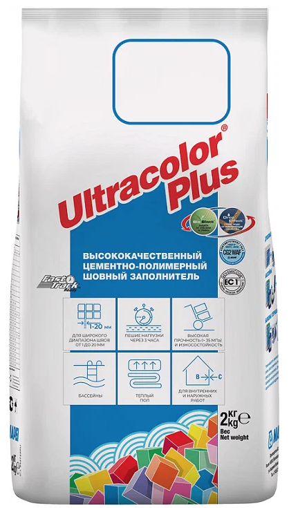 Затирка Mapei Ultracolor Plus Ультраколор Плюс 2 кг 135 Золотистый песок