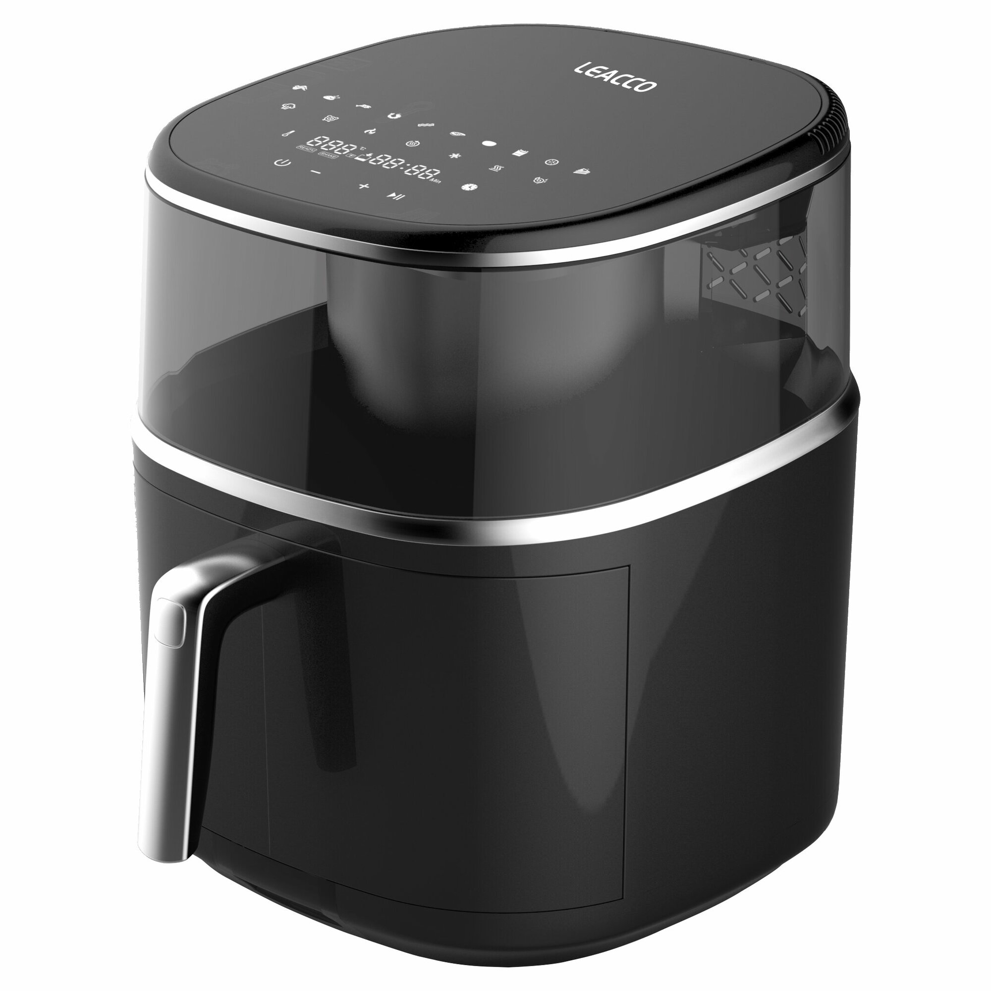 Аэрогриль Leacco AF017 Air Fryer Black .