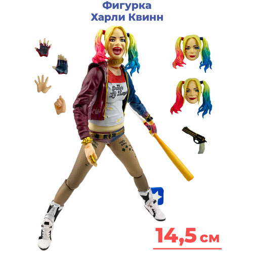 Фигурка Харли Квинн Отряд Самоубийц Harley Quinn аксессуары 14,5 см фигурка dc direct dc essentials dceased harley quinn 0787926301120