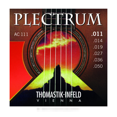 THOMASTIK Plectrum AC111 струны для акустической гитары 11-50, бронза 902883 струны для акустической гитары thomastik plectrum ac110