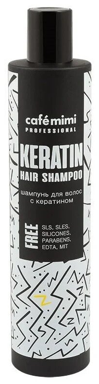 КМ Шампунь для волос с кератином, 300 мл
