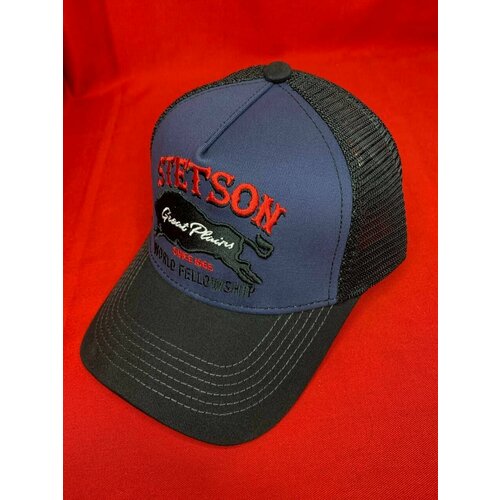 фото Бейсболка , размер 54-62, синий, черный panapanama