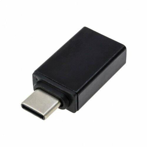 Переходник (адаптер) USB 3.1-Type-C, черный переходник адаптер vga usb type c черный