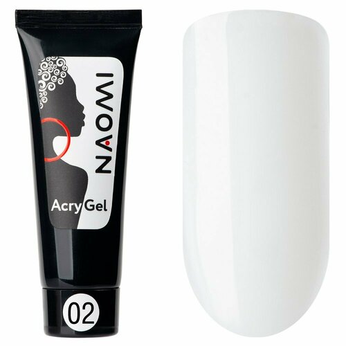 naomi acrygel 15гр в тубе new 21 молочный мерцание Naomi AcryGel, 15гр (в тубе) NEW 02 Молочный