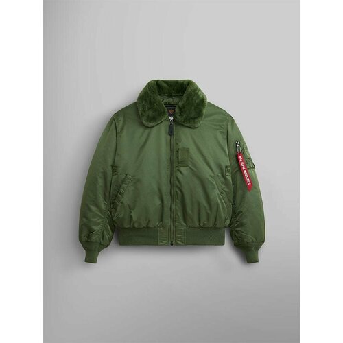 Бомбер ALPHA INDUSTRIES, размер S, зеленый