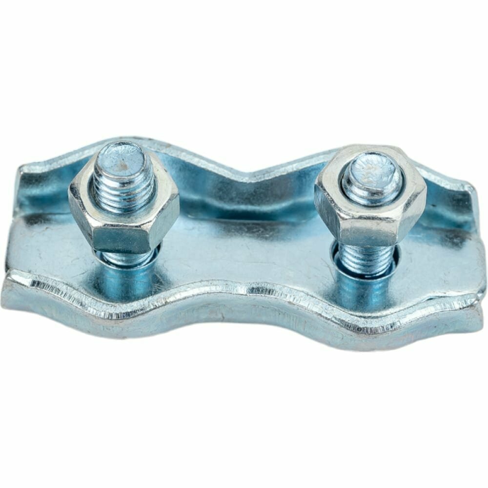 фото Зажим для стальных канатов двойной 4 мм duplex (4 шт в зип-локе) STARFIX (SMM1-42871-4)