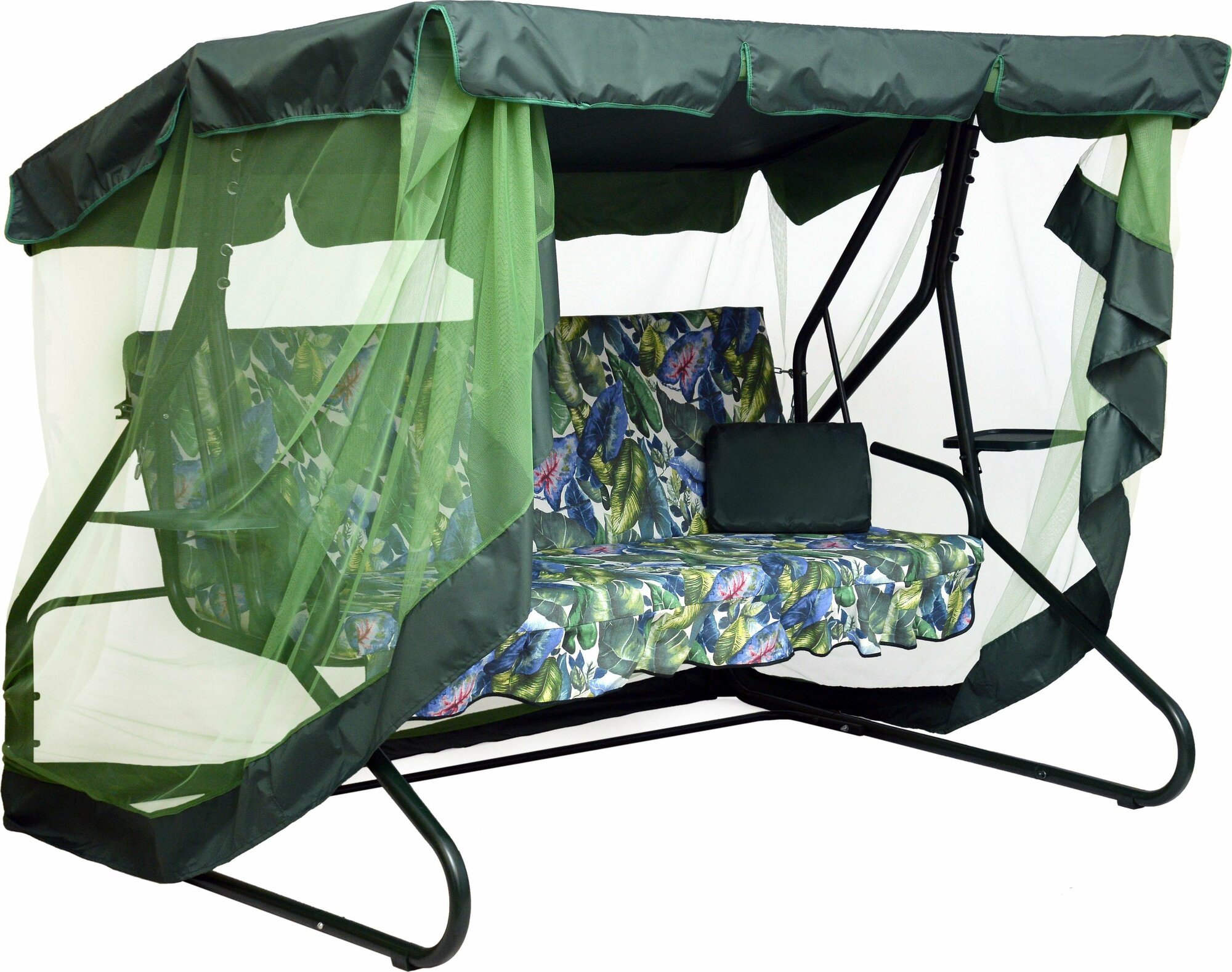 фото Качели садовые SUNDAYS GARDEN ЛЮКС-021 с сеткой с1405