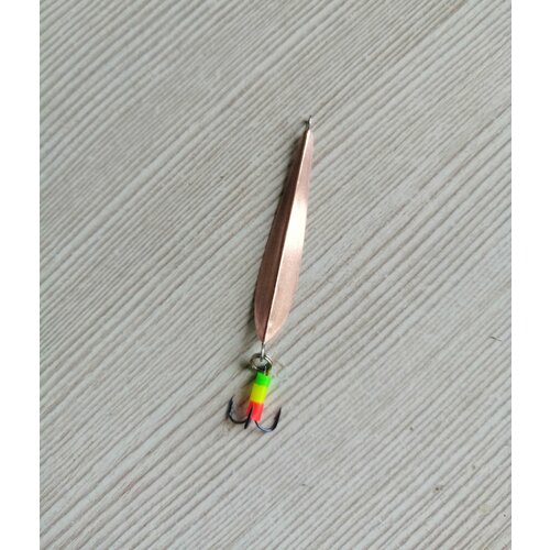 фото Зимняя блесна маропедка 40 мм медь ручная работа