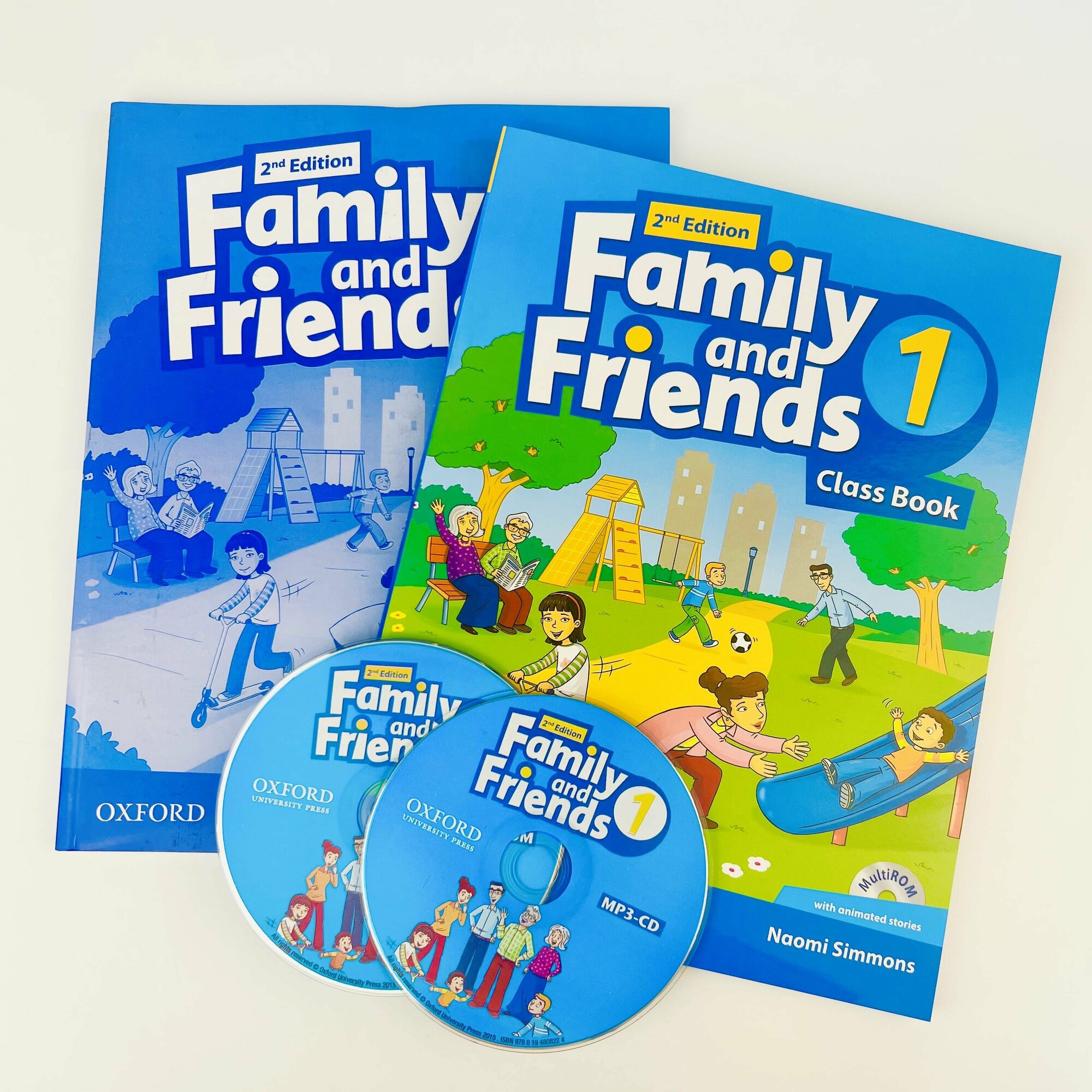 Family and Friends 1. полный комплект: Class Book (учебник) + Workbook (рабочая тетрадь) + Диск