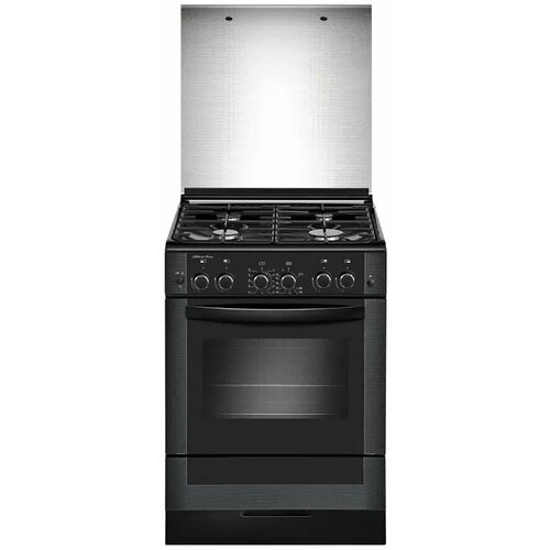 Плита Газовая Gefest ПГ 6300-02 0346 черный стеклянная крышка реш чугун 3291000₽
