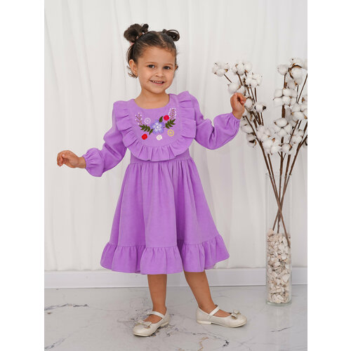 фото Платье maryna osh, размер 116-122 / 6 лет, лиловый